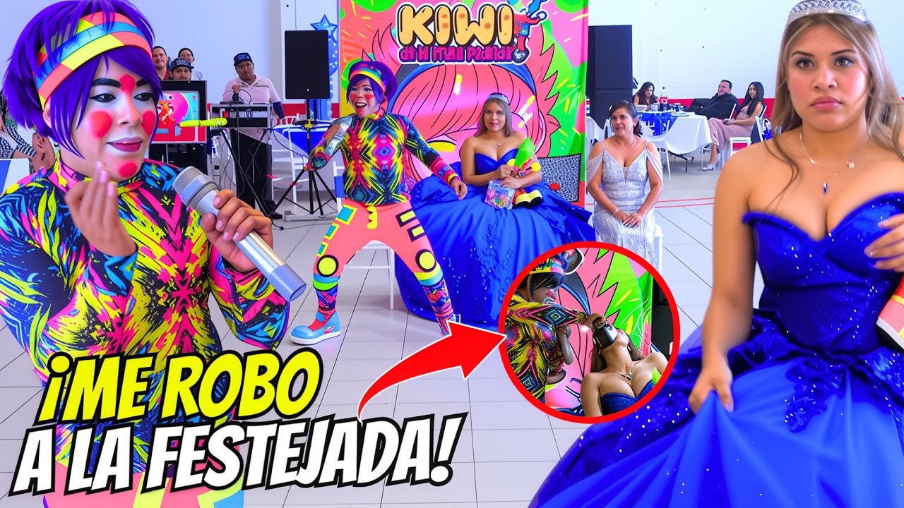 ‼️KIWI se ROBA a la FESTEJADA‼️FIESTA DE 18 AÑOS 😱🤣 | Kiwi de la Fruta Podrida @ProduccionesJhenuamn