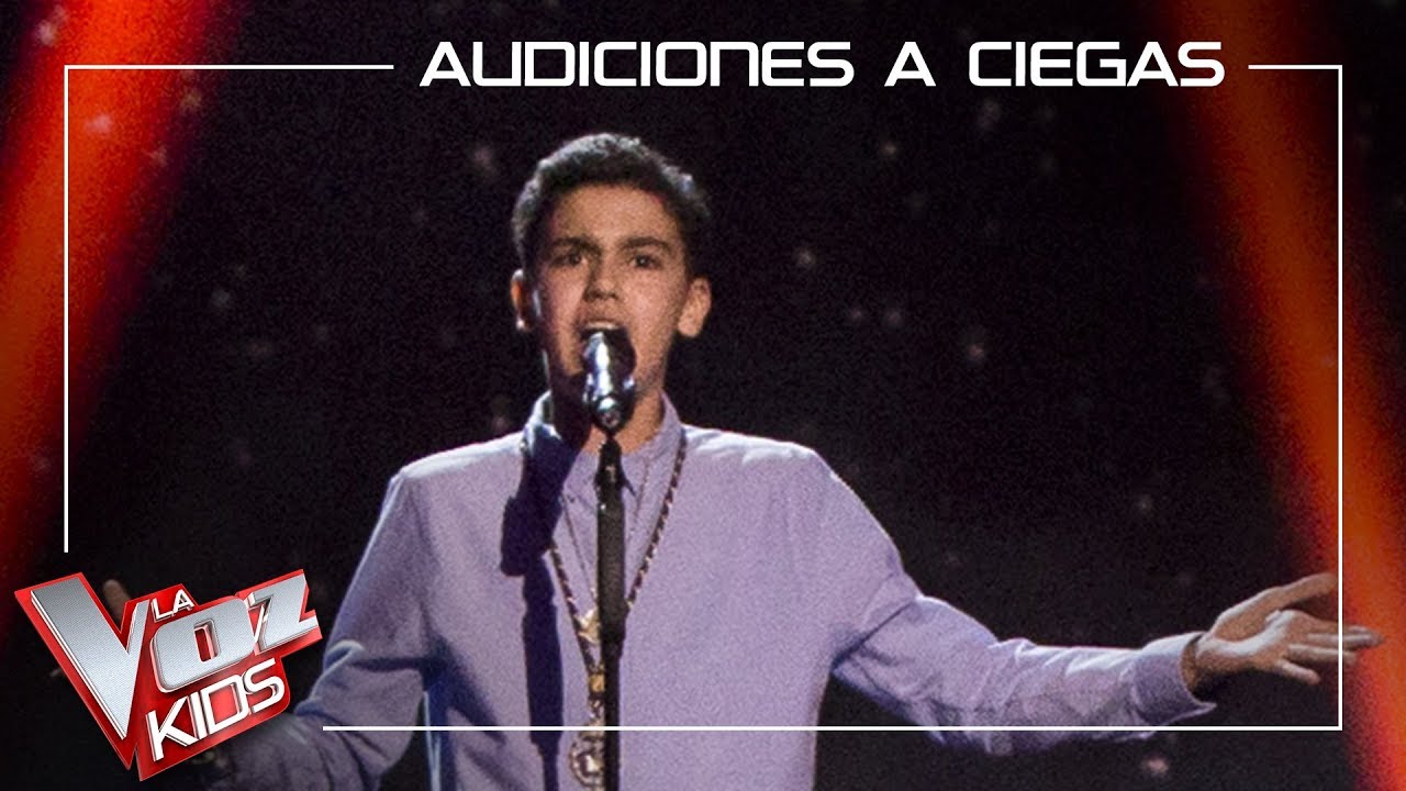 Hugo Sánchez canta 'Madre mía de la esperanza' | Audiciones a ciegas | La Voz Kids Antena 3 2019