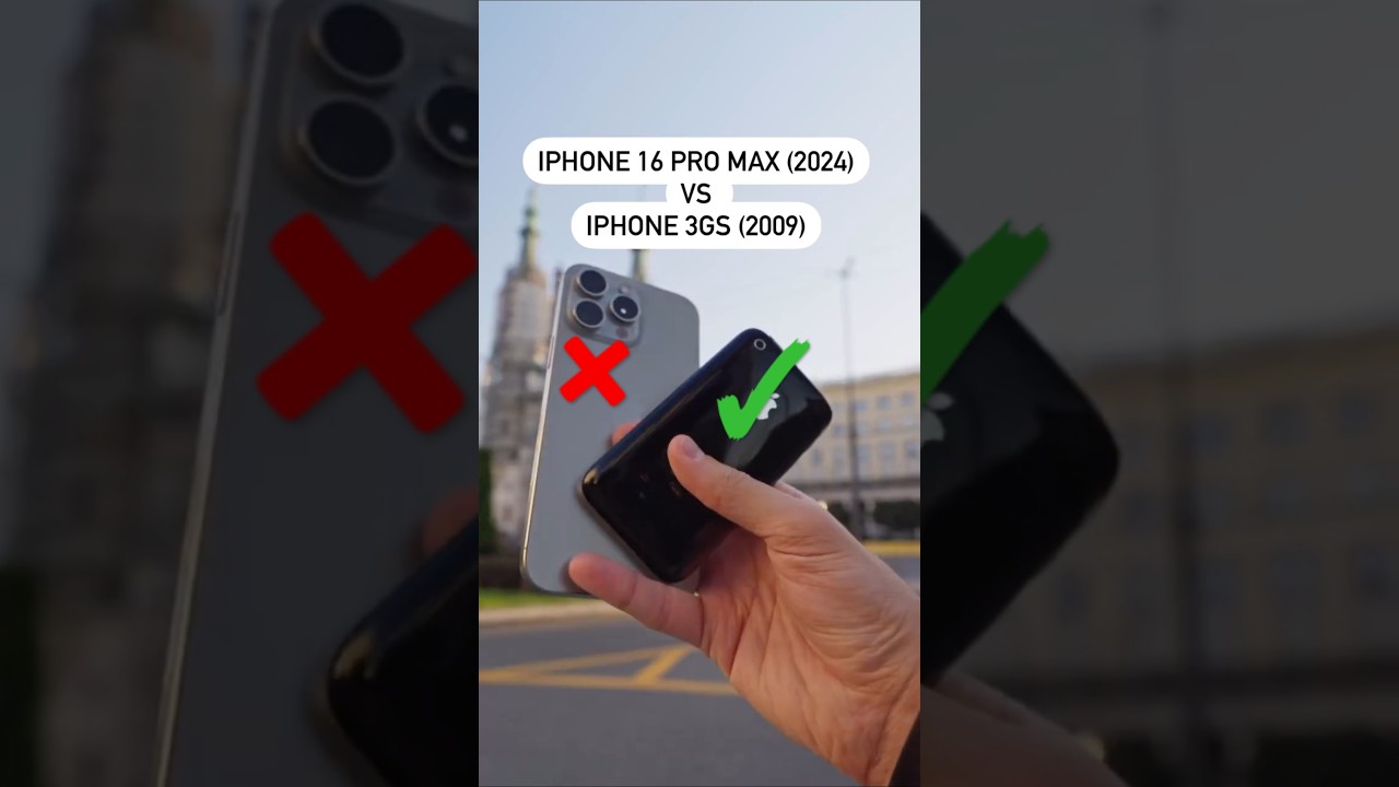 iPhone 16 Pro Max vs. iPhone 3GS: The Ultimate Camera Showdown!