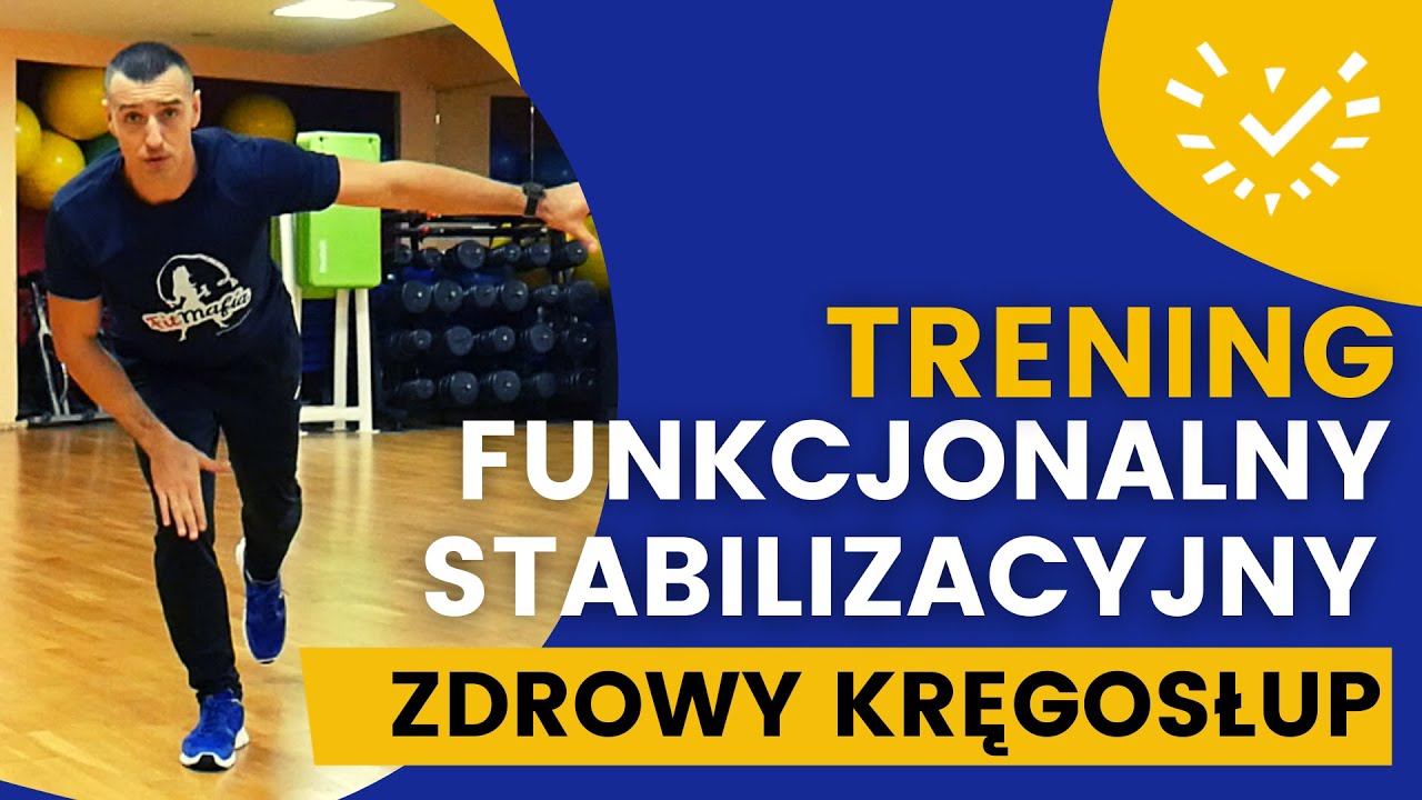 Stabilizacyjny Trening Funkcjonalny na Zdrowy Kręgosłup - Ćwiczenia Mięśni Głębokich - bez skakania