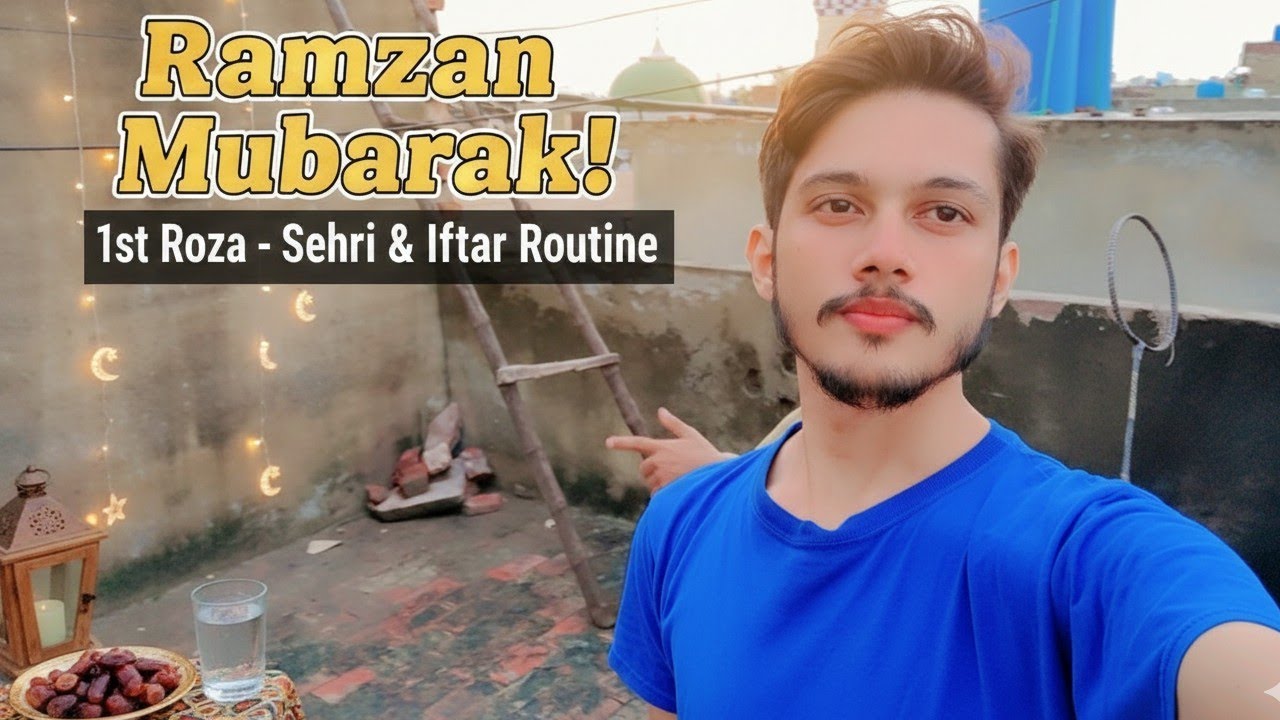 1st Roza Ramzan Mubarak everyone♥️😍