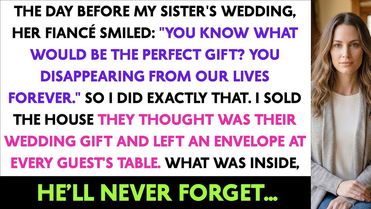 The Day Before My Sister's Wedding, Her Fiancé Smiled: 'You Know What Would Be The Perfect Gift? You