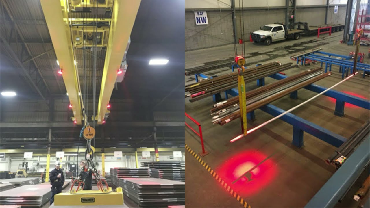 Overhead Crane Warning Safety Lighting System