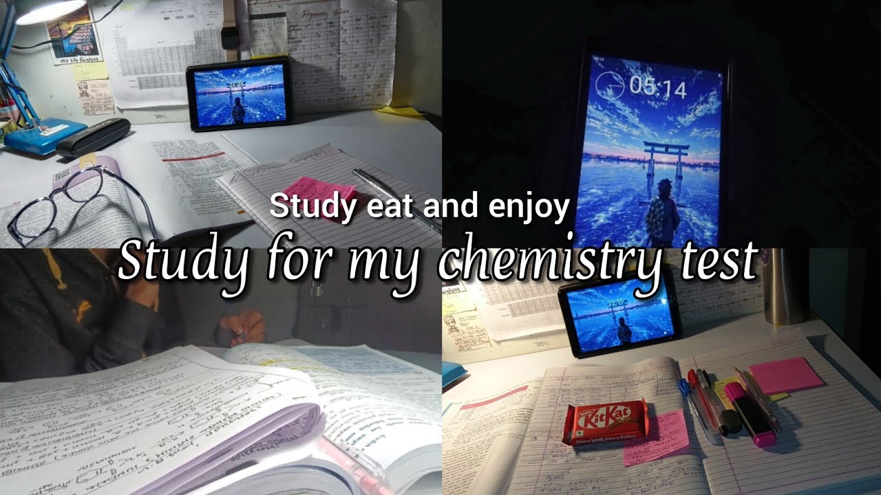 😣Study for my chemistry test 🧪 study with me 🌻how to make notes🚗#studentlife #study #studyroutine