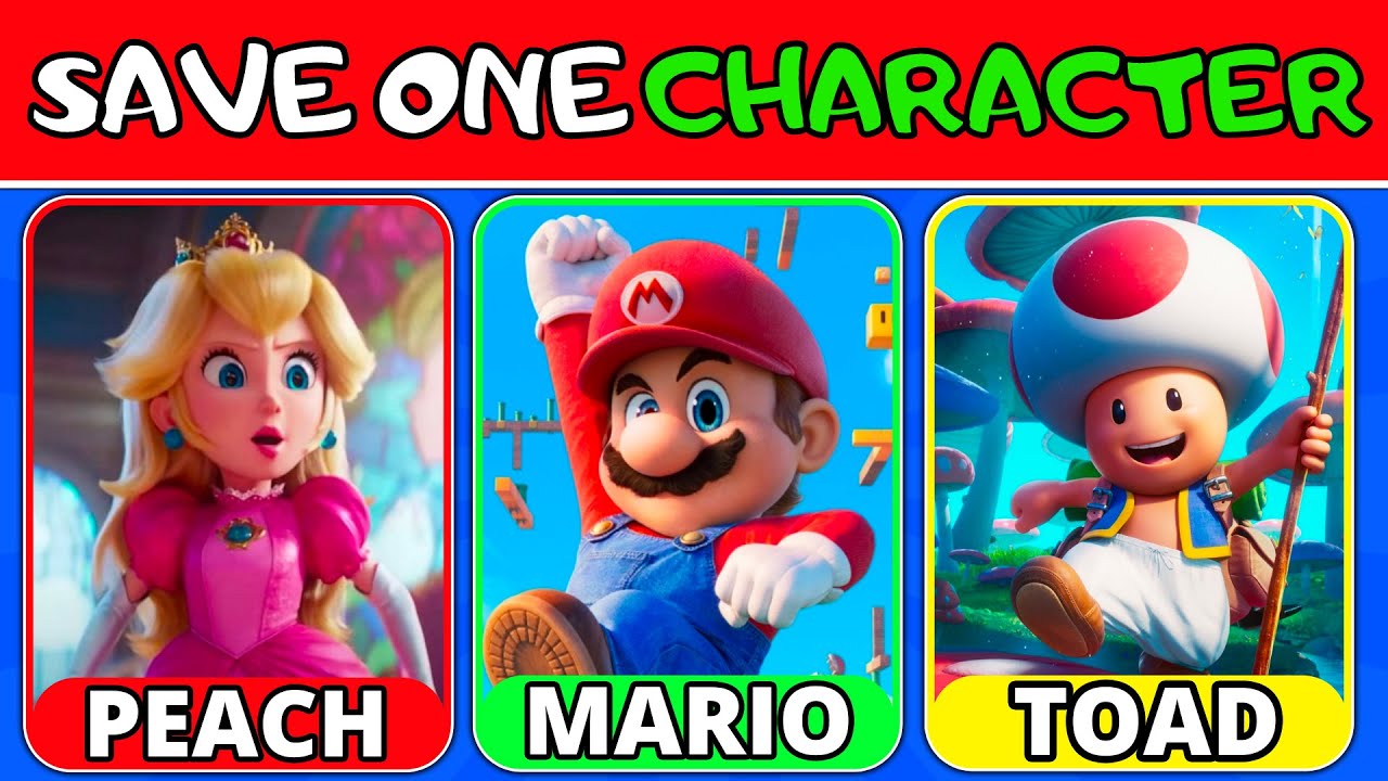Save One Super Mario Character 🍄 | Would You Rather Super Mario Bros. Movie