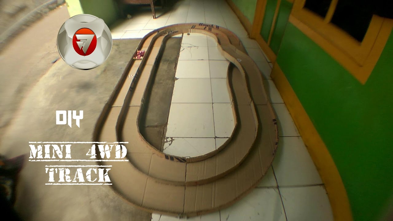как сделать мини-4WD дорожку из картона