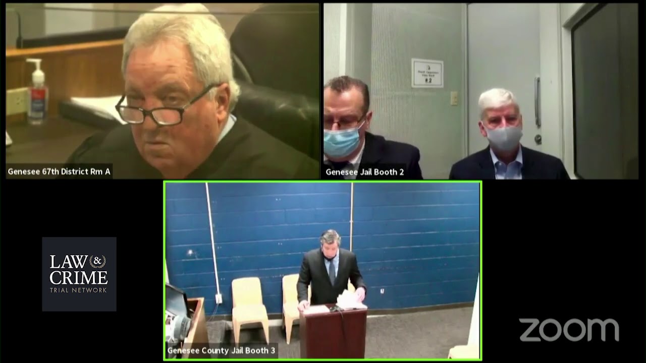 Flint Water Crisis: Fmr  Michigan Gov  Rick Snyder Arraignment
