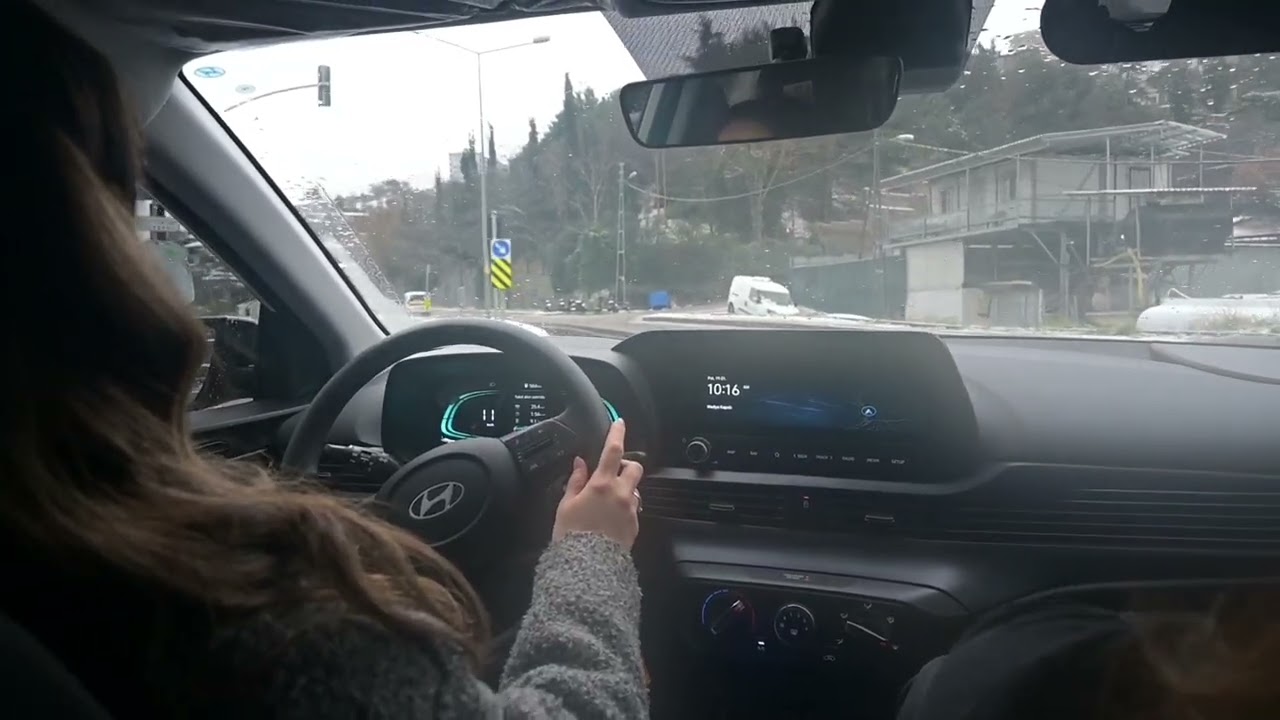 Manuel araçla ilk gün dersi. Zeynep hanım ve Şafak hocamın misafiriyiz. 