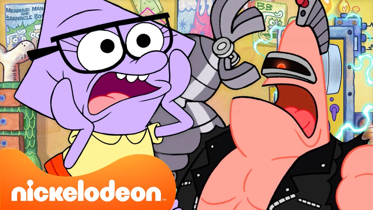 60 minutos de viajes en el tiempo en El Show de Patricio Estrella ⏰ | Nickelodeon en Español
