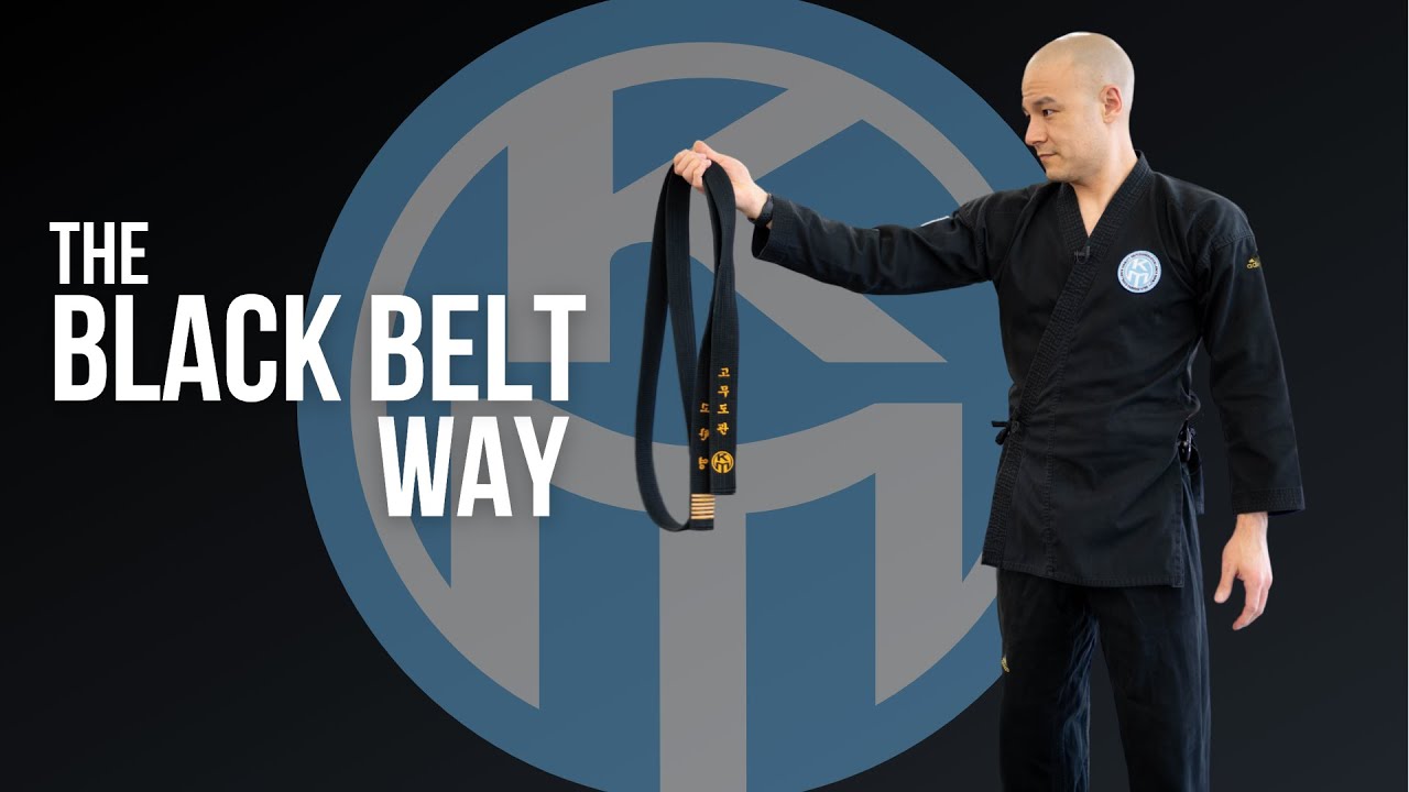 How to tie a Taekwondo belt the black belt way 🥋