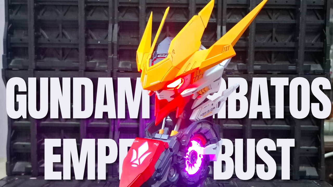 รีวิว Gundam Barbatos lupuz rex  emperor bust งานดีแสงสีเสียงมาครบ