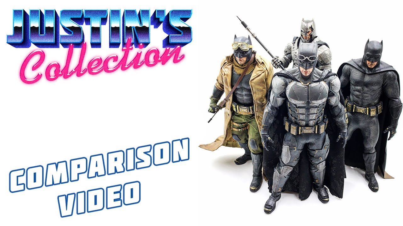 Hot Toys Justice League Tactical Suit Batman Comparison Video