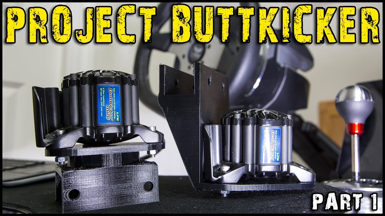 Project SimVibe Buttkicker Racing Cockpit : Part 1 - @Barnacules