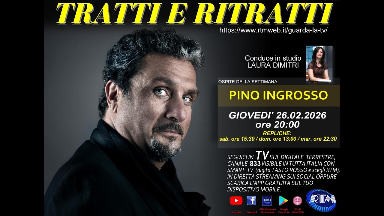 Tratti e ritratti con Pino INGROSSO