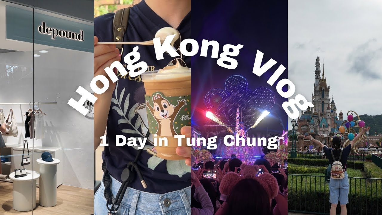 HK Vlog 🇭🇰 | Citygate Outlets 🛍️ | depound 👜 | HK Disneyland  ✨ | 1 day in Tung Chung
