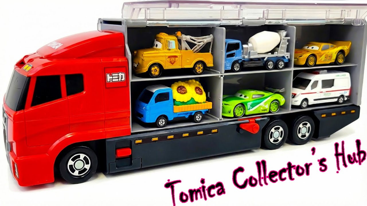 トミカ☆世界の高級な車のミニカーを開封してコンボイへ収納！ホンダ スプランキもある☆Tomica "World's Luxury Car" minicars opening !