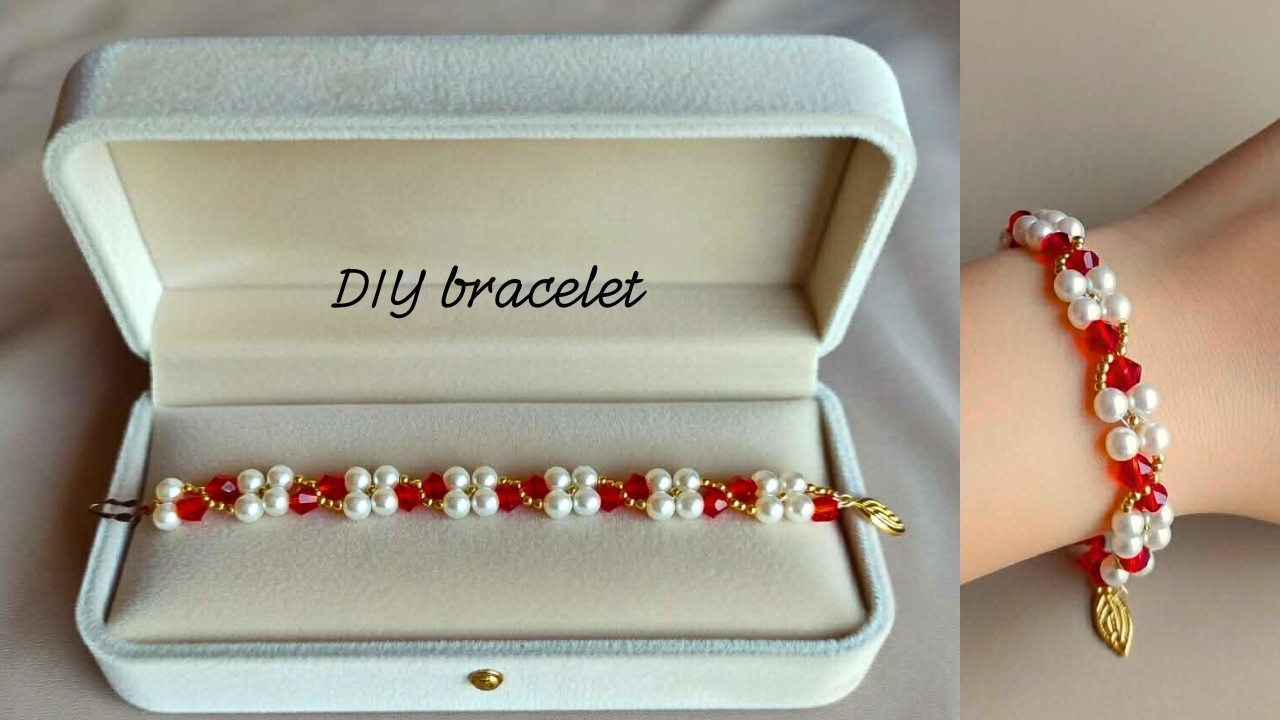 Beaded bracelet tutorial. DIY beads bracelet