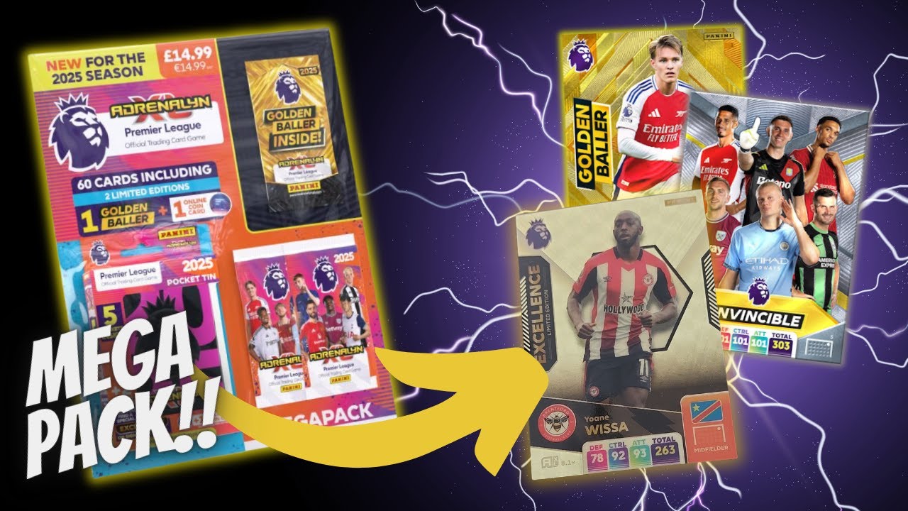 I found an ULTRA RARE EXCELLENCE card!! ADRENALYN XL 2025 MEGA pack!