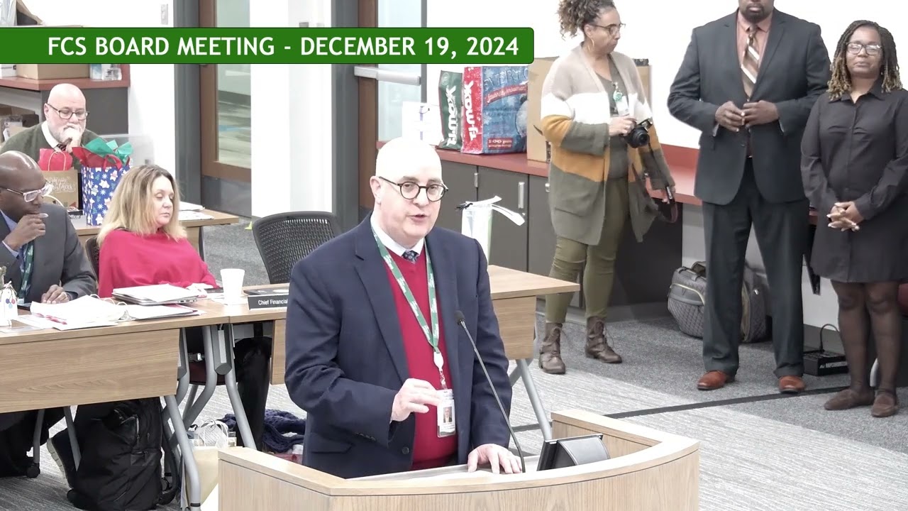 December 19, 2024  - FCS Board Recognitions (South Learning Center)