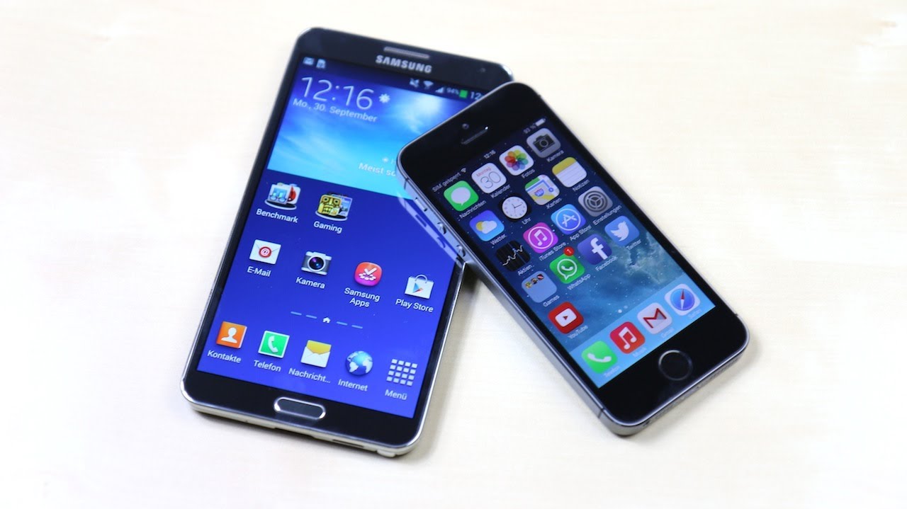 Samsung Galaxy Note 3 vs. Apple iPhone 5s | SwagTab