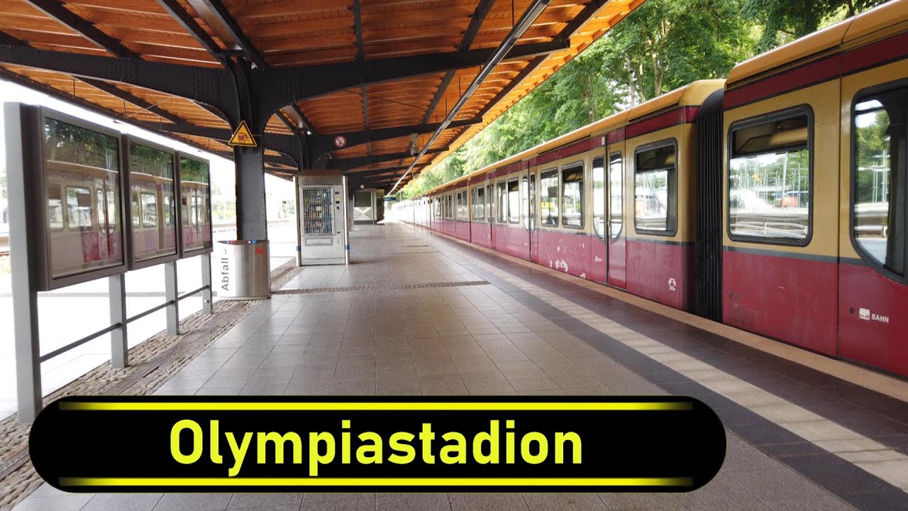 S-Bahn Station Olympiastadion - Berlin 🇩🇪 - Walkthrough 🚶