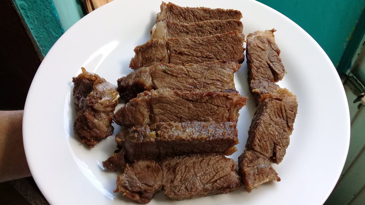 MIOLO DE ACÉM ASSADO NA PANELA DE PRESSÃO