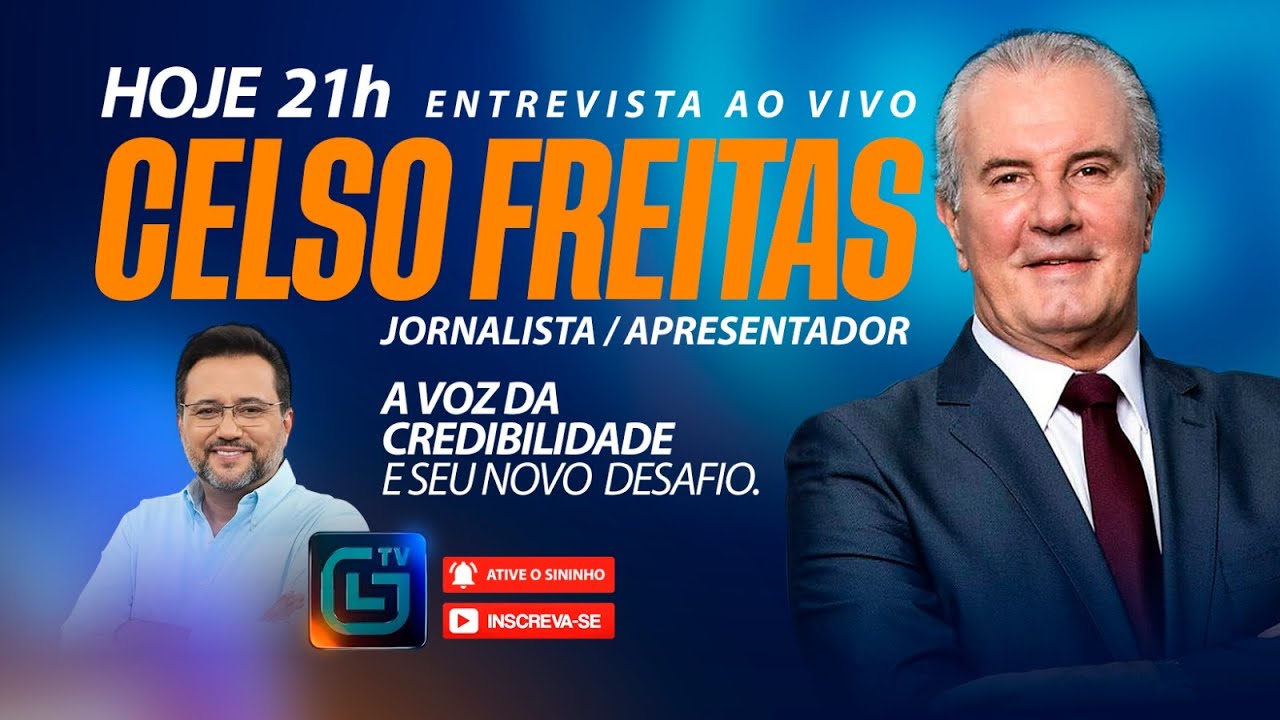 Entrevista AO VIVO com Celso Freitas - 