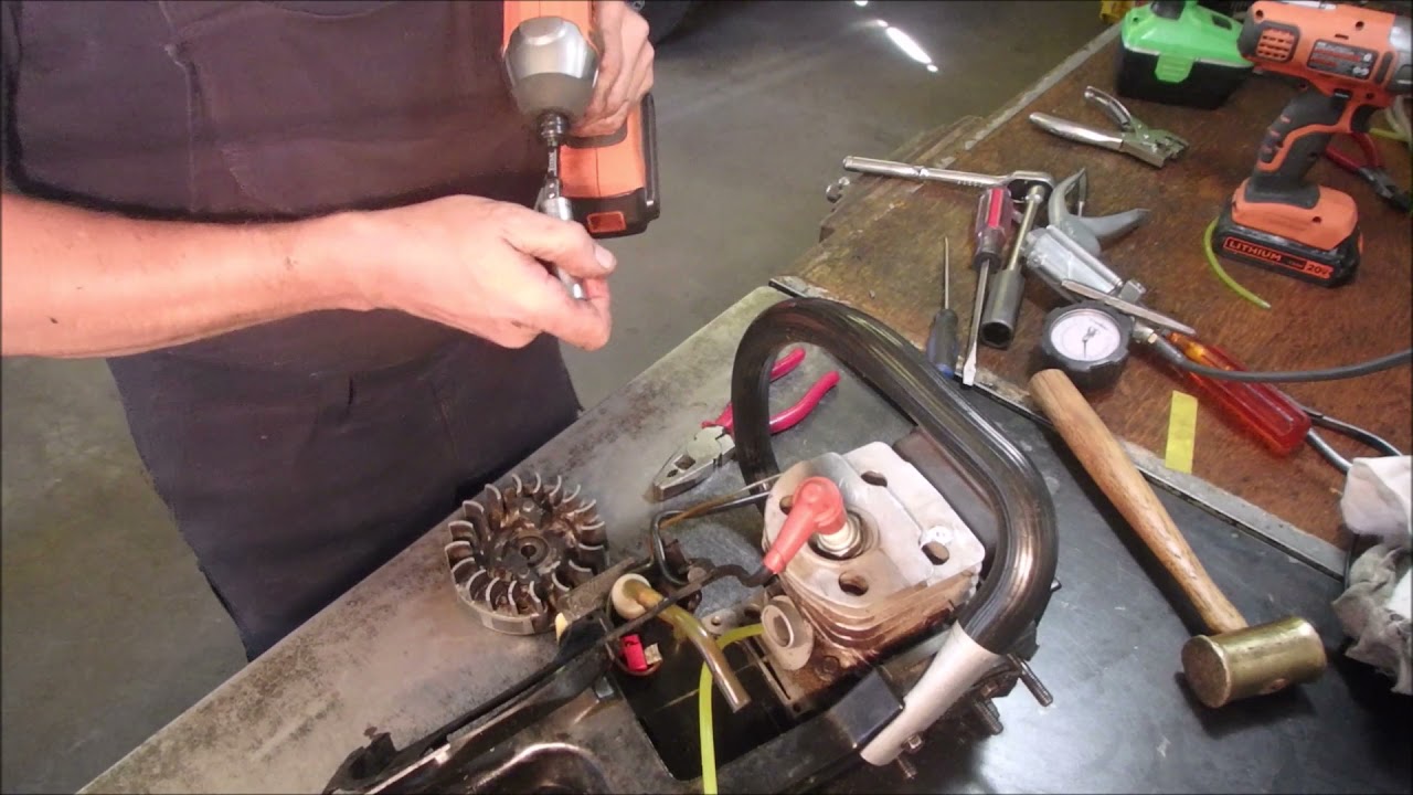 Finding Leaking Crank Seals on a Partner Chain Saw