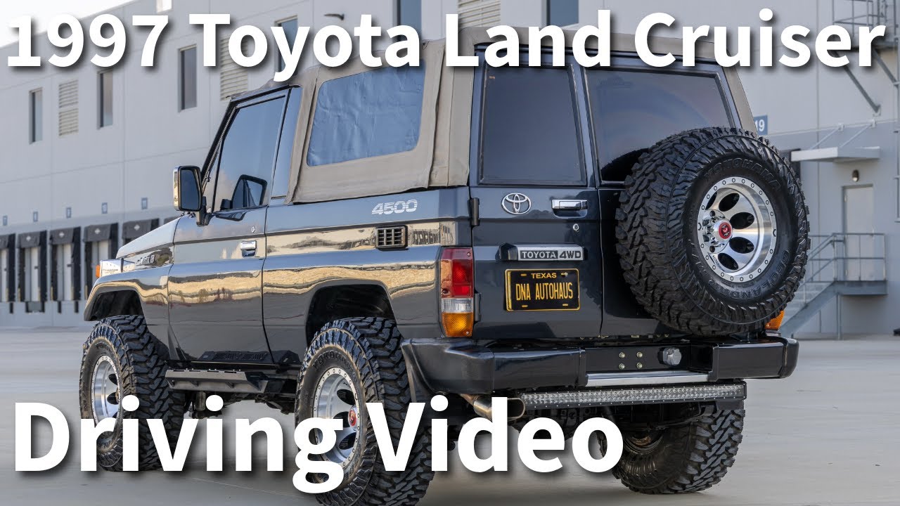 1997 Toyota Land Cruiser Driving Video