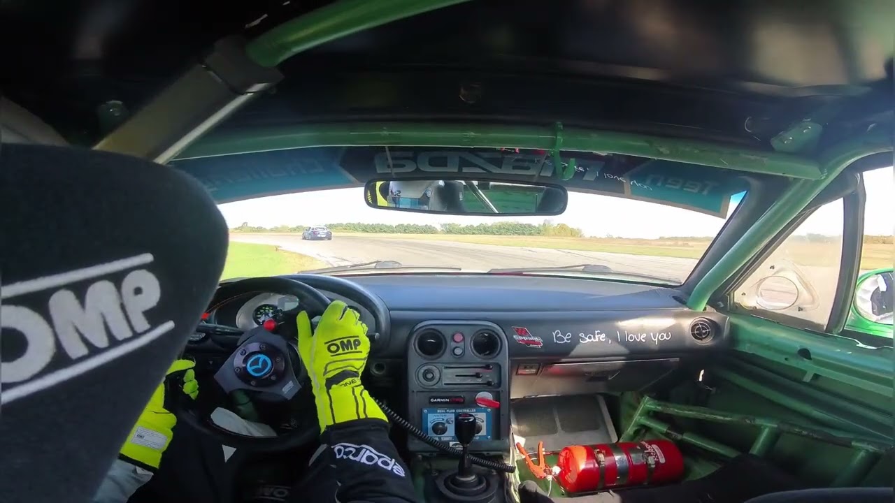 2025 NASA Great Lakes spec Miata - Gingerman Race 3 - Lincoln Olson 