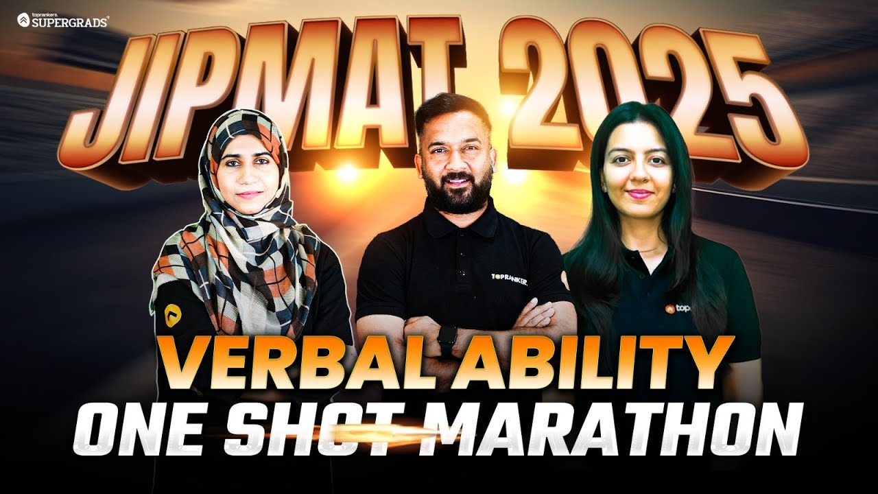 Complete Verbal Ability in One Shot - JIPMAT 2025 Marathon Class ✍️| JIPMAT 2025 VA Preparation 📚🎯
