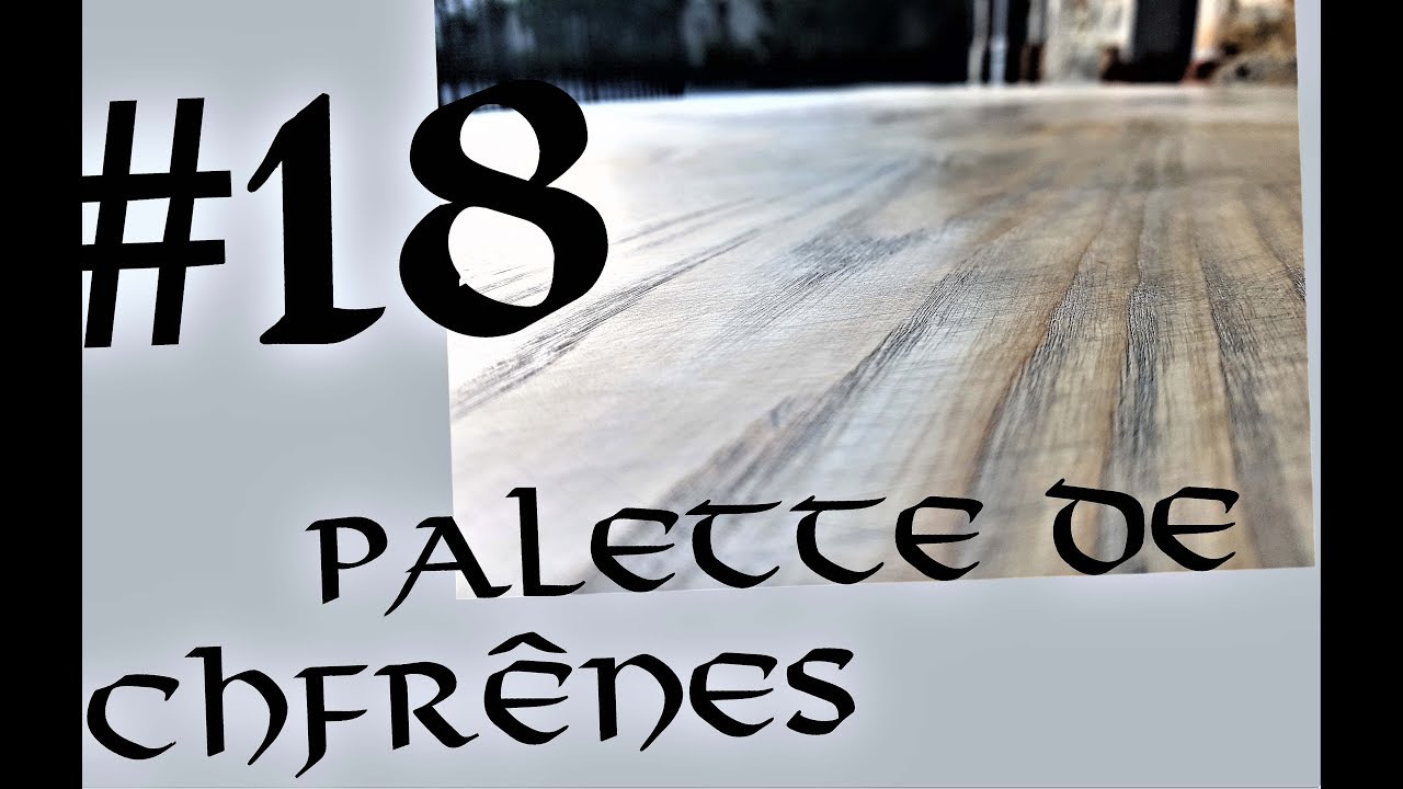 TABLE BASSE en frêne et chêne (chfrêne)