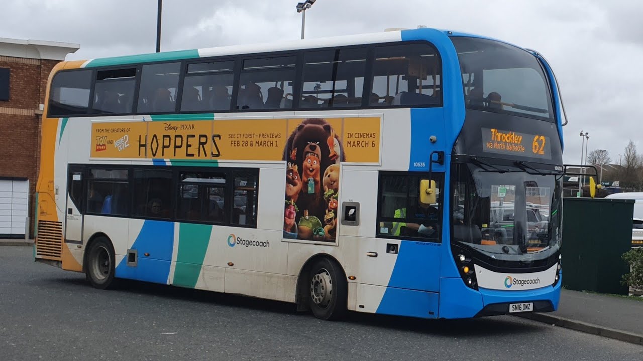 Interesting: 10535/SN16 OMZ Stagecoach Northeast Adl Enviro 400 MMC On The 63