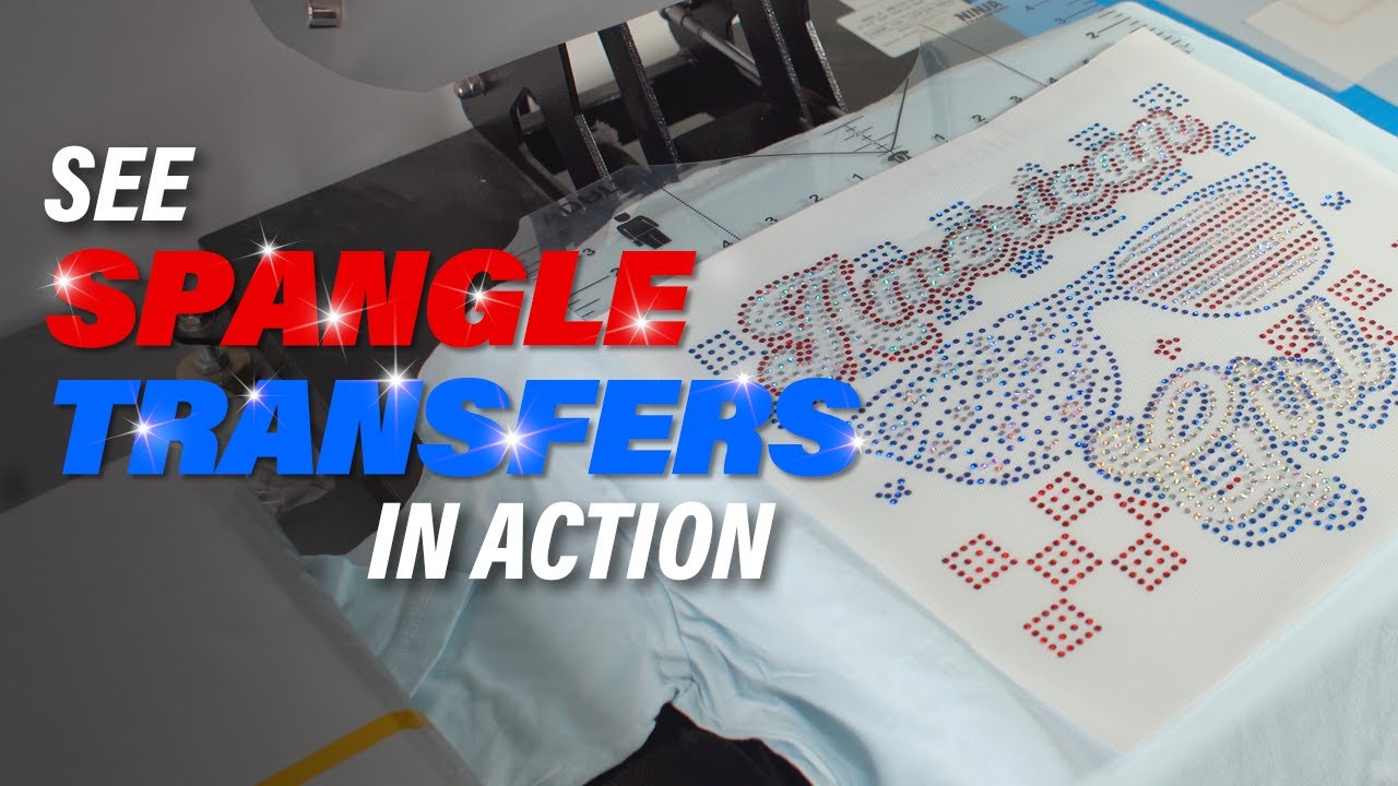 Spangle Transfer Pressing Instructions