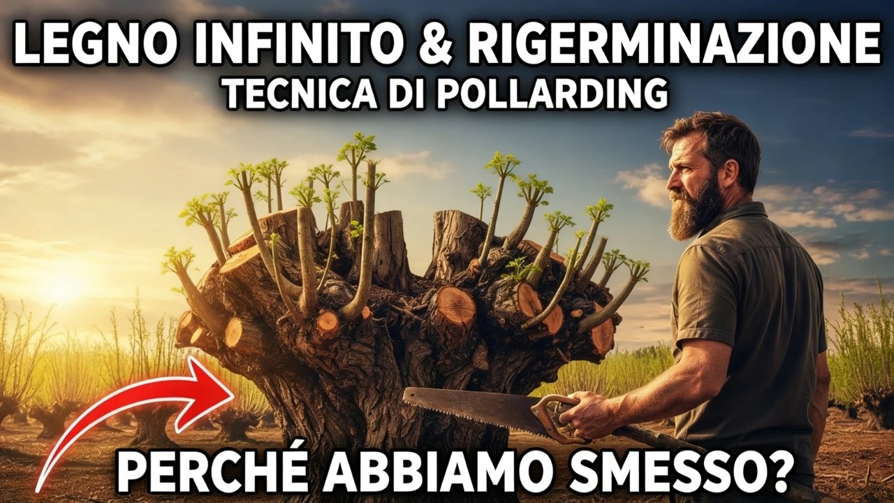 Una tecnica di capitozzatura crea legno infinito e ricrescita — Perché abbiamo smesso di usarla?