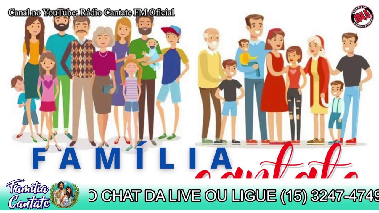 Família Cantate | Continuação | Programa Musical | Quarta-feira 18/03/2026