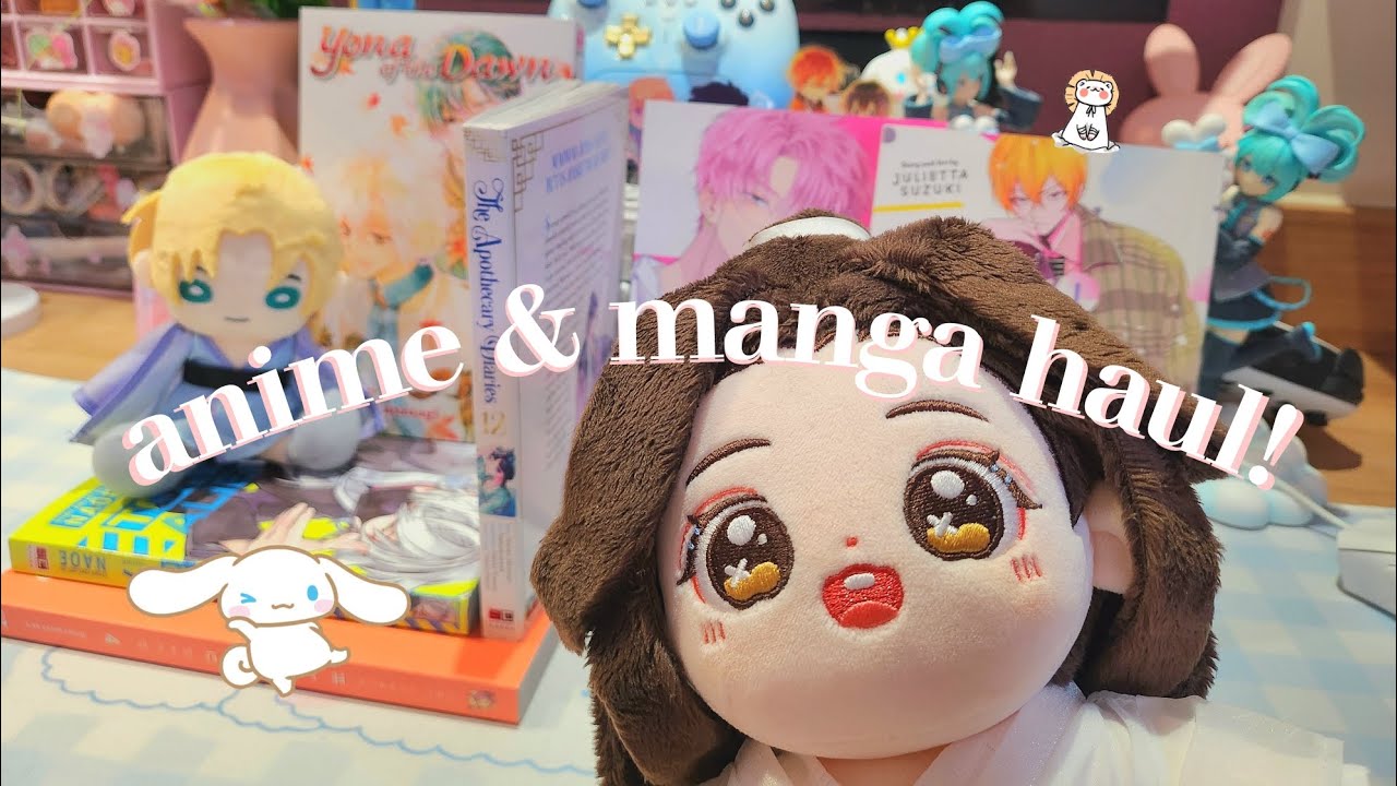 anime & manga merch haul 🧸🍡