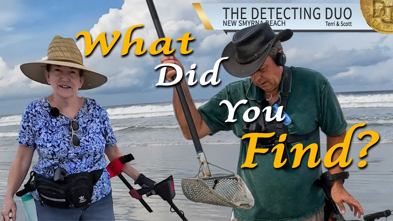 Что мы нашли с помощью металлоискателя в Нью-Смирна-Бич? | The Detective Duo