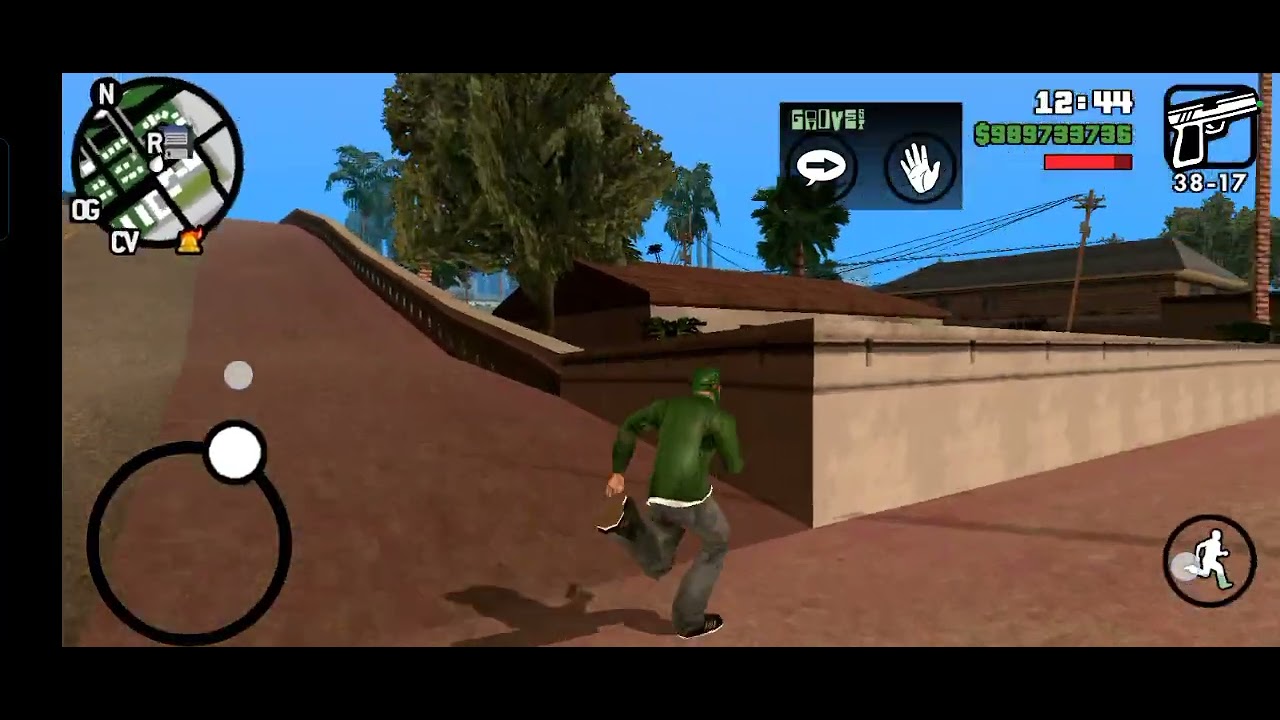 Jugando gts San andreas 