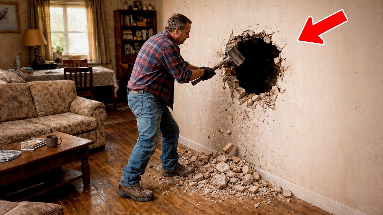 A Man Was Renovating the House He Had Lived in His Entire Life — But What He Found Behind the Wall…