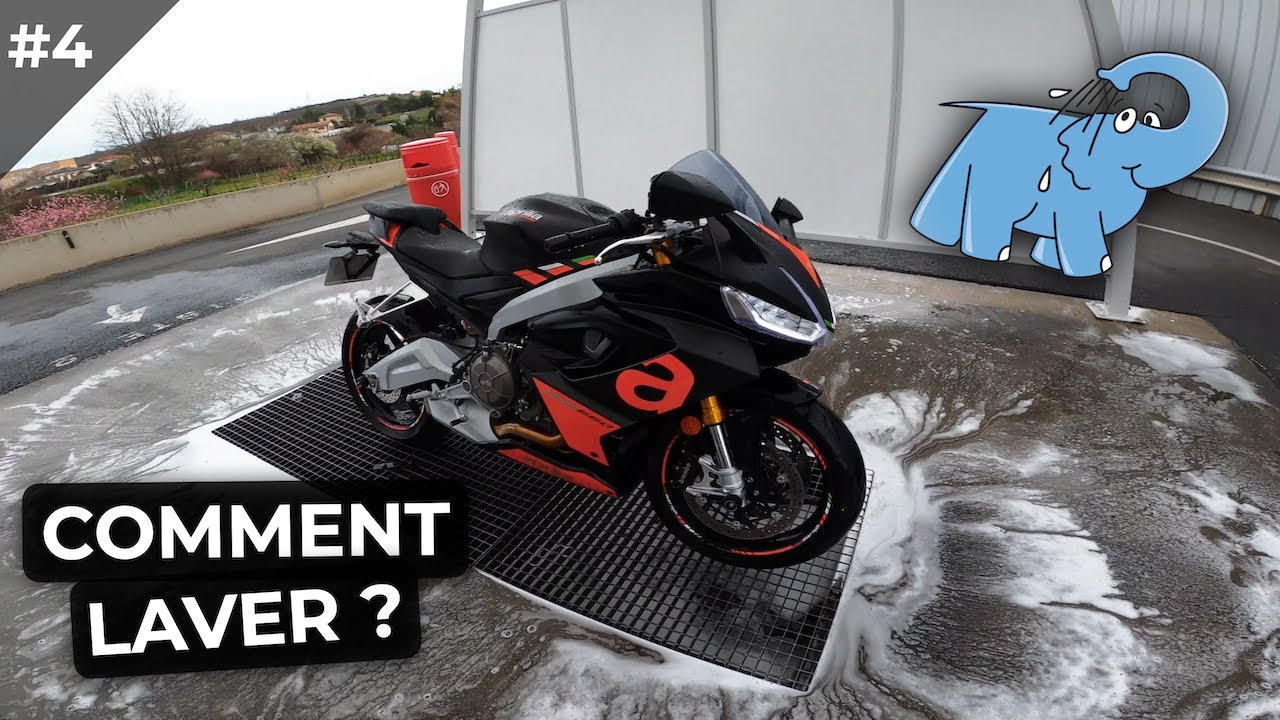 [MOTOVLOG#4] Comment laver sa moto ? (+ nettoyage graissage de cha&icirc;ne)