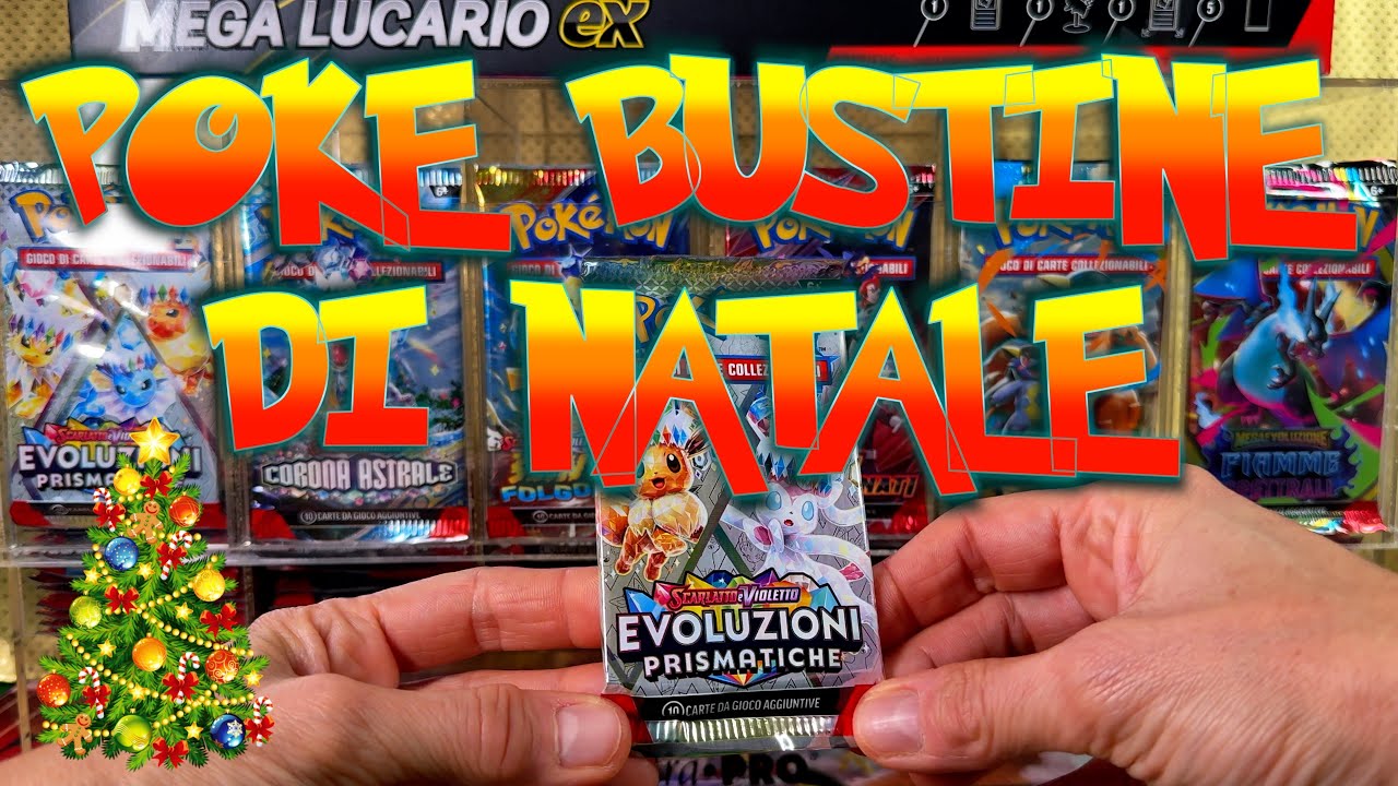 Apro  le Pokémon bustine di Natale 🎄🤶