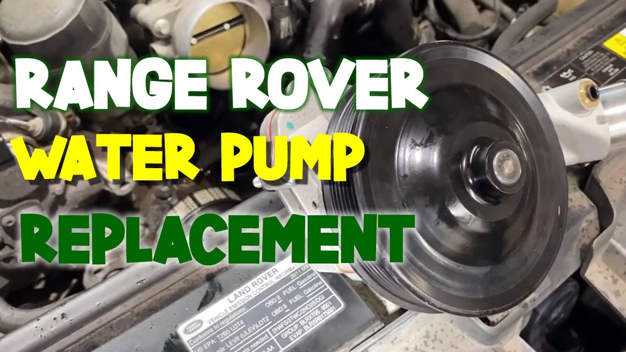 HOW TO EASILY REPLACE WATER PUMP IN RANGER ROVER (2008 - 2012)