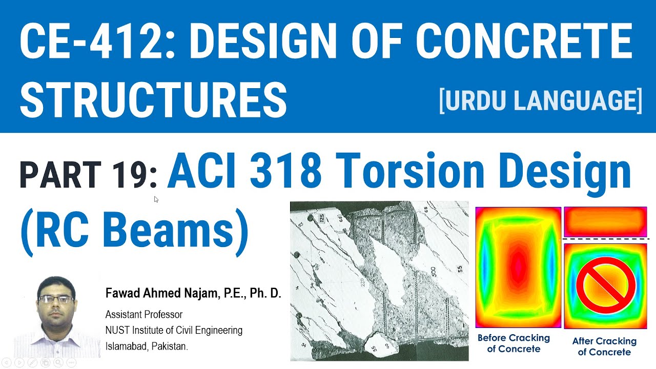 19 - Torsion Design of Reinforced Concrete (RC) Beams according to ACI 318
