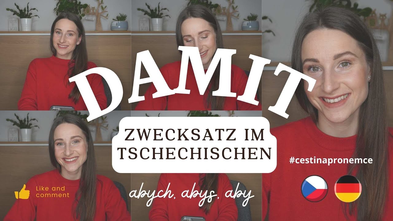 Tschechisch lernen - damit, dass