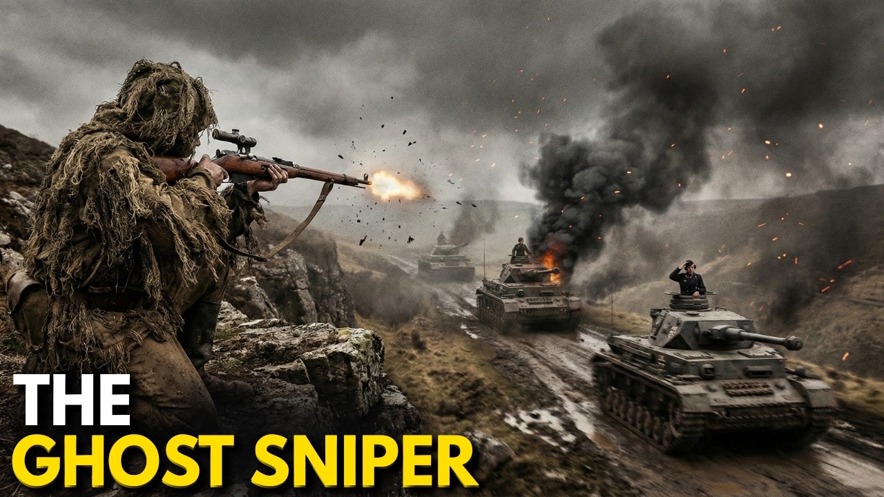 They Mocked “Ghost” Sniper’s Spot — Then He Held Back German Tanks for 6 Hours