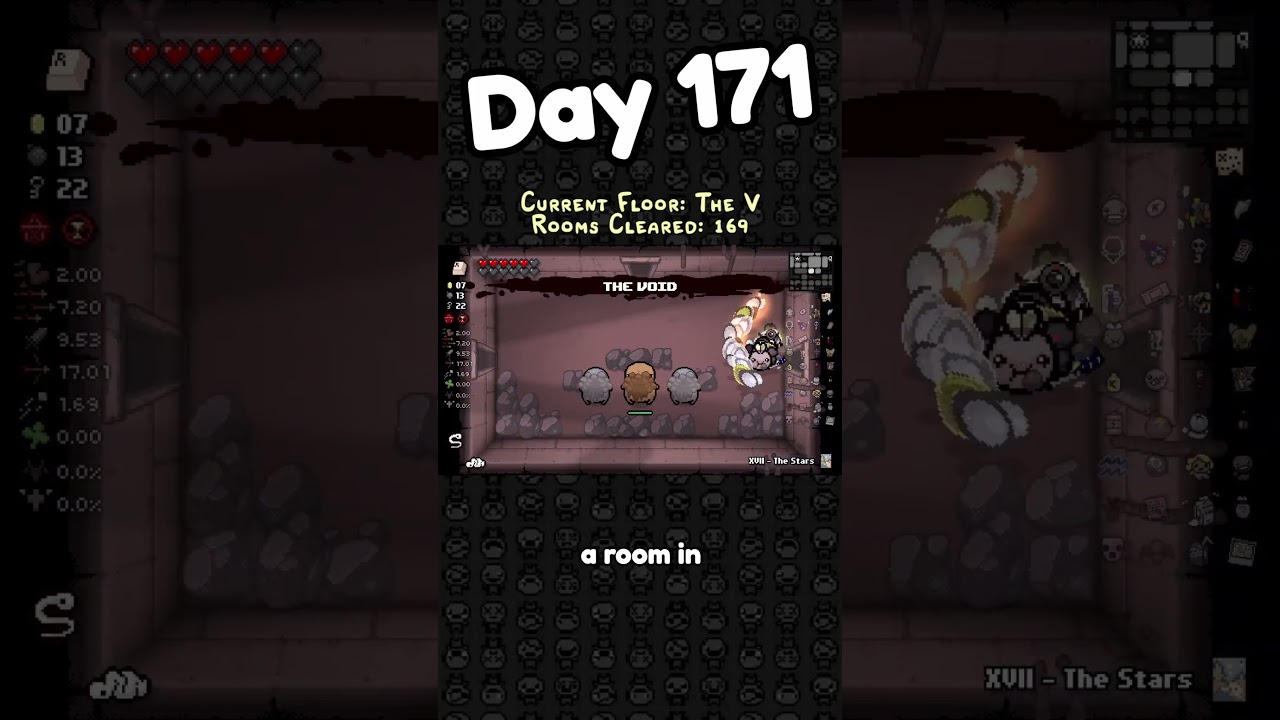 [BEE] Beating a Room a Day, DAY 171 #gaming #bindingofisaac #isaac