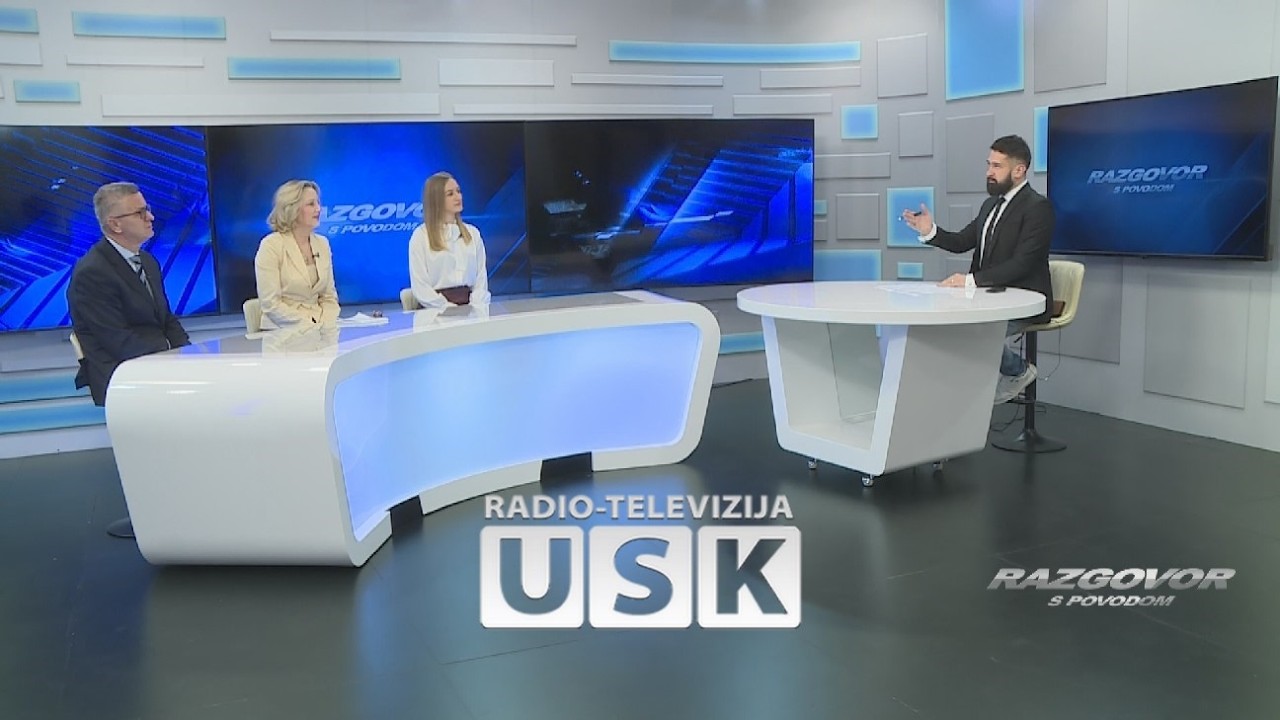 'RAZGOVOR S POVODOM' RTV USK, EMISIJA O RAZVOJU I BUDUĆNOSTI VISOKOG OBRAZOVANJA U USK, 12.03.2026.