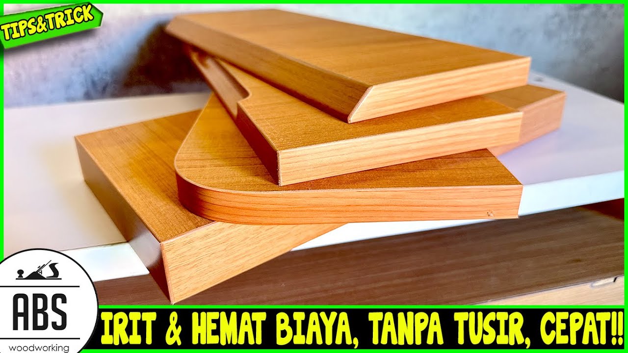 TIPS & TRICK PEMASANGAN EDGING PVC TACO KE BERBAGAI BIDANG PAPAN