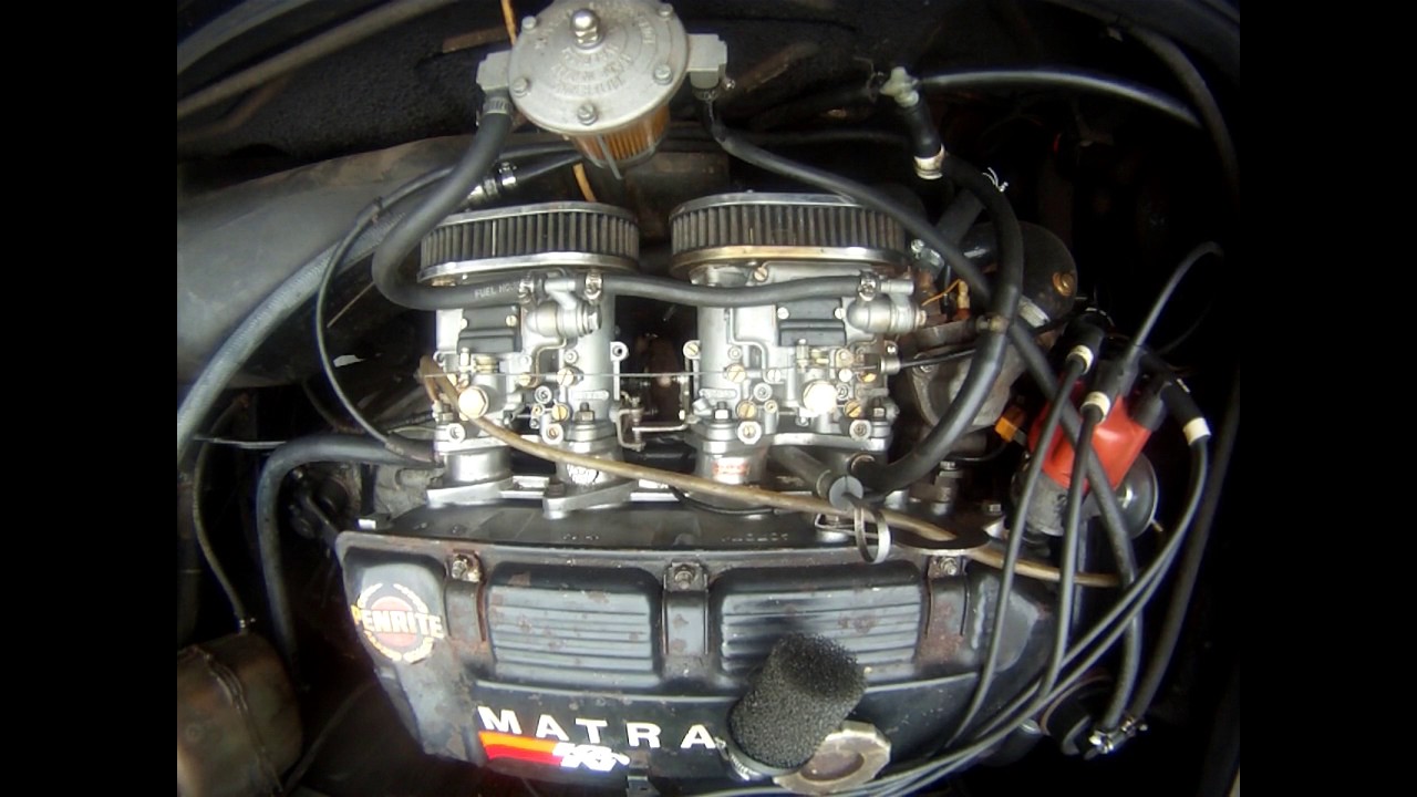 Matra Murena 2.2 with engine bay cam.